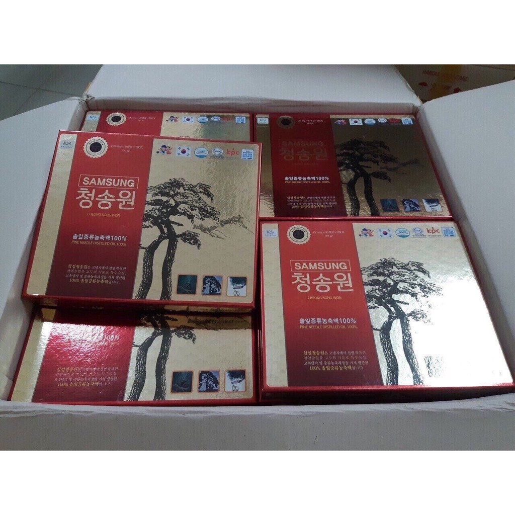 [HÀNG MỚI VỀ] Tinh dầu thông đỏ Samsung CheongSongWon Premium Hàn Quốc, Hộp 180 viên | BigBuy360 - bigbuy360.vn
