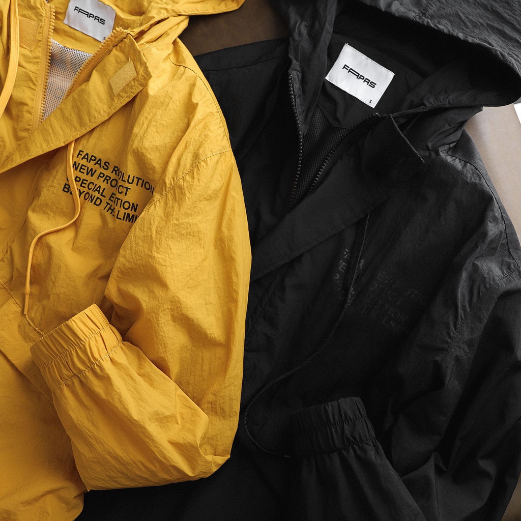 Áo Khoác Dù Tamac Chất Dù Chống Thấm Nước Thiết Kế Năng Động Với Phần Bo Chun Cổ Tay Gấu Áo Chắc Chắn - FAPAS