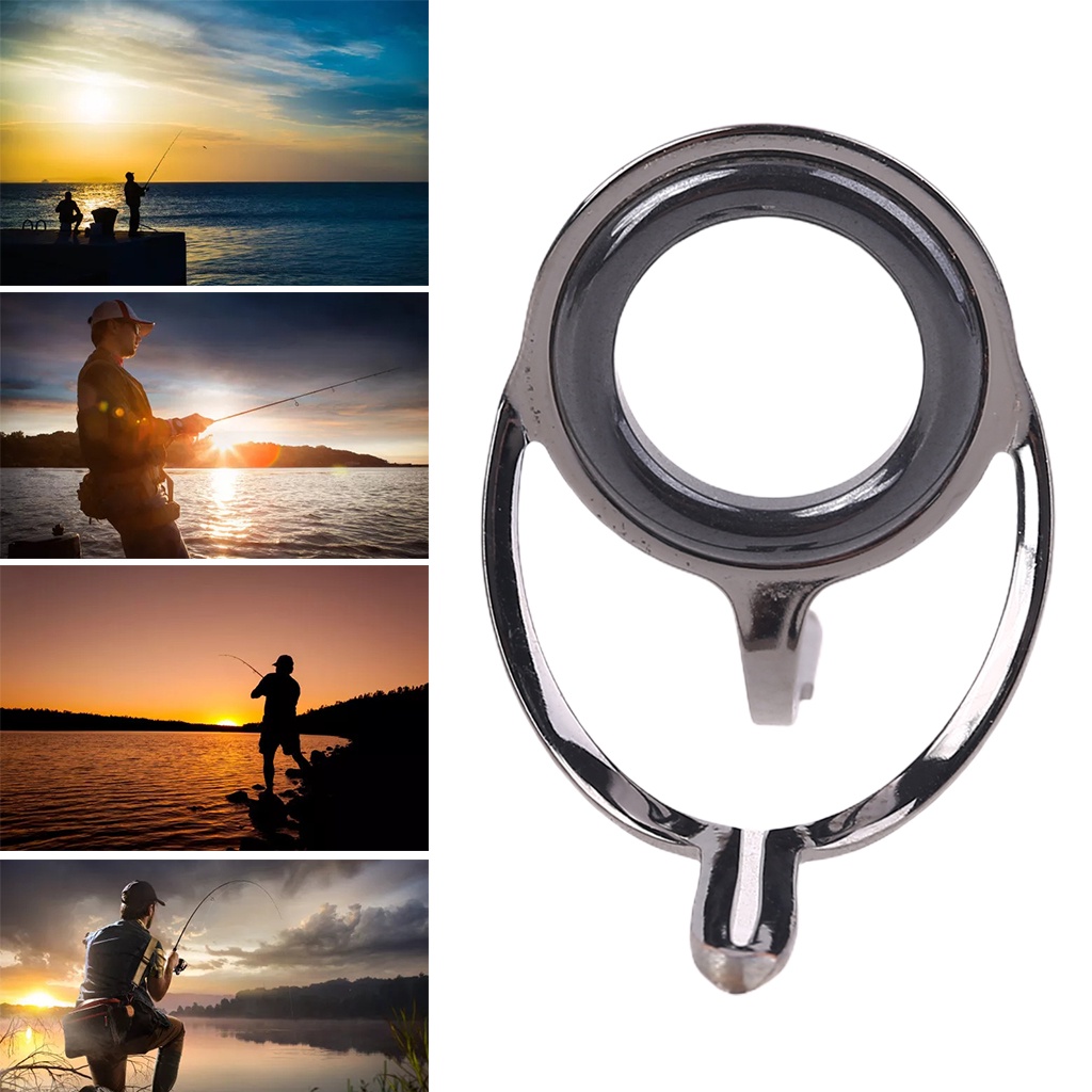 Set 7 khoen tròn dẫn dây câu cá trên cần câu