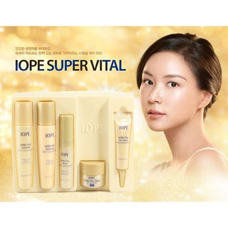Bộ kit chống lão hóa cao cấp Iope Super Vital Cream Rich Vip Special Gift