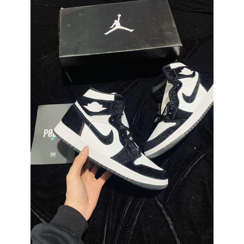 giày jordan panda lông đen hàng 1:1 chất lượng ( full box + freeship )