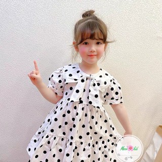 Xả Váy chấm bi Moon kid cho bé gái