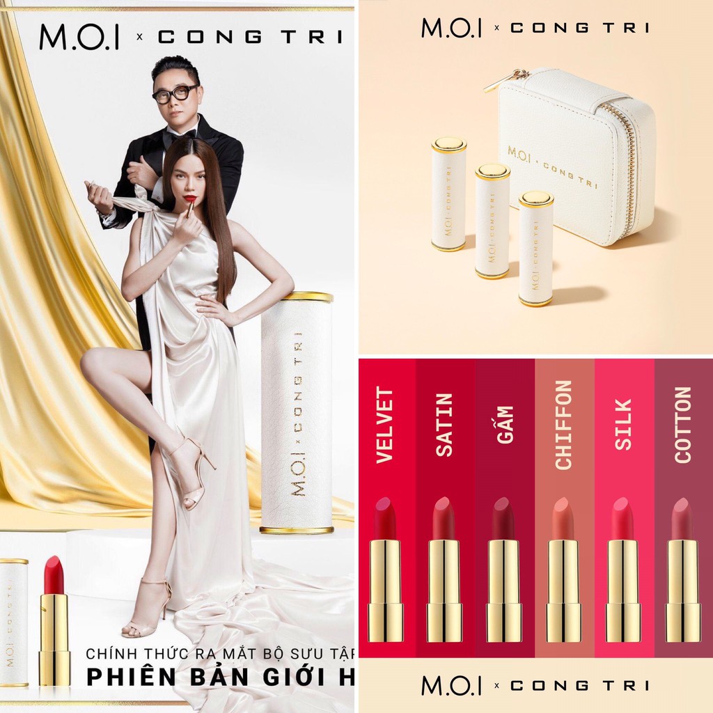 SON THỎI PHIÊN BẢN GIỚI HẠN M.O.I HỒ NGỌC HÀ x CÔNG TRÍ (Chuẩn Chính Hãng)