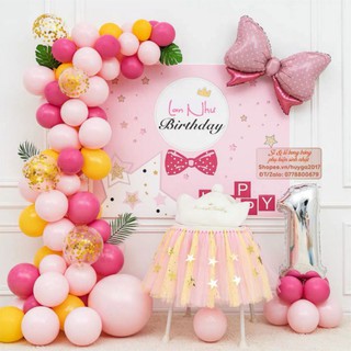 (KÈM BACKDROP MS14,16) SET BÓNG TRANG TRÍ SINH NHẬT BD003