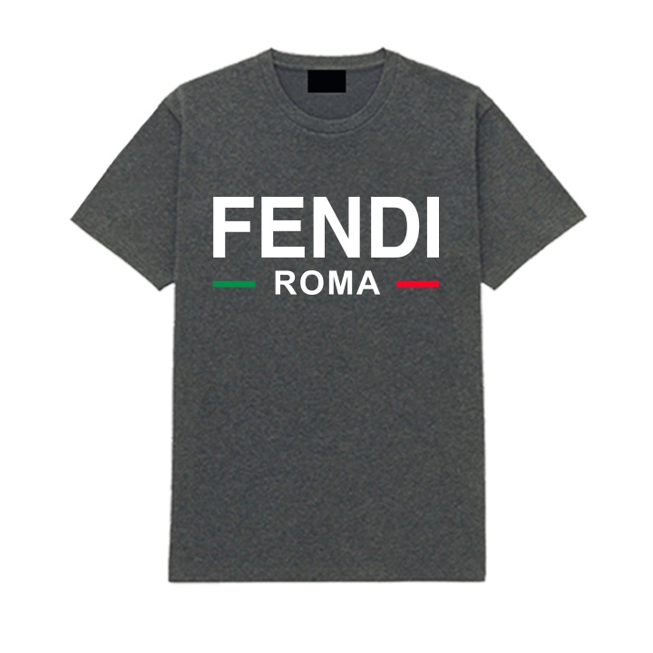 ÁO THUN FNDI ROMA NAM NỮ VẢI THUN COTTON MỀM MỊN