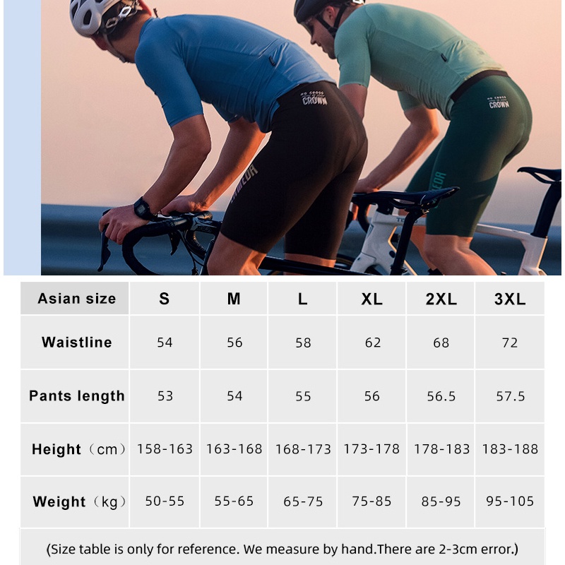 Lameda Quần Yếm Ngắn Có Đệm Mút Thoáng Khí Chuyên Nghiệp Cho Nam Đi Xe Đạp Đường Dài Mùa Hè