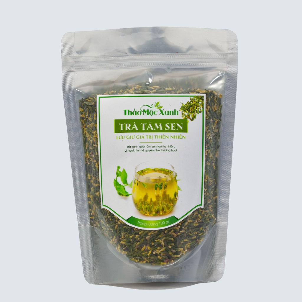 Trà tâm sen sấy khô gói 100g | BigBuy360 - bigbuy360.vn