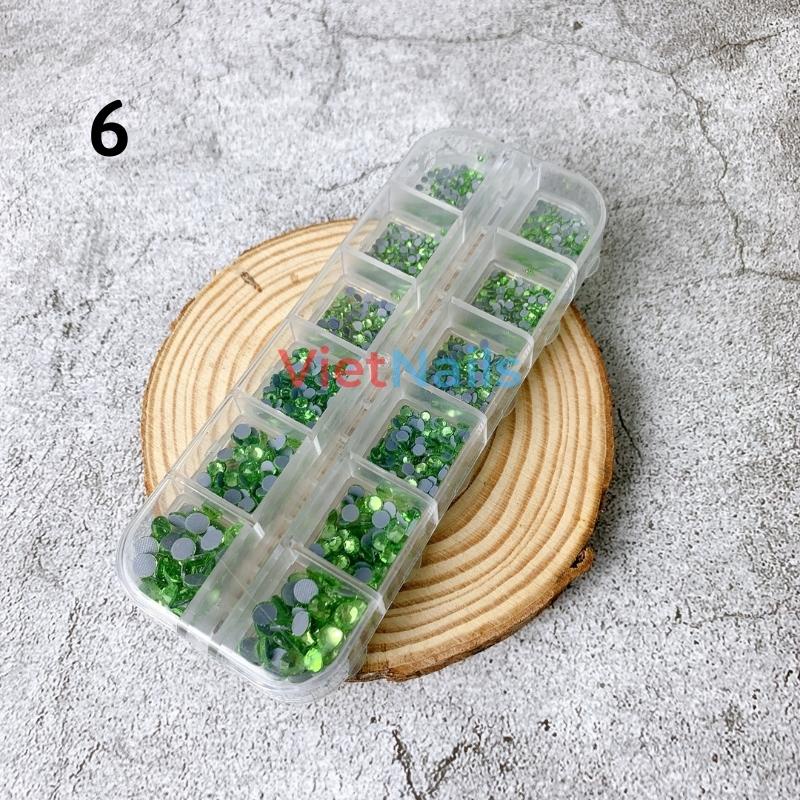 Khay Đá Chân Keo Mix Size 1440v Trang Trí Móng Tay