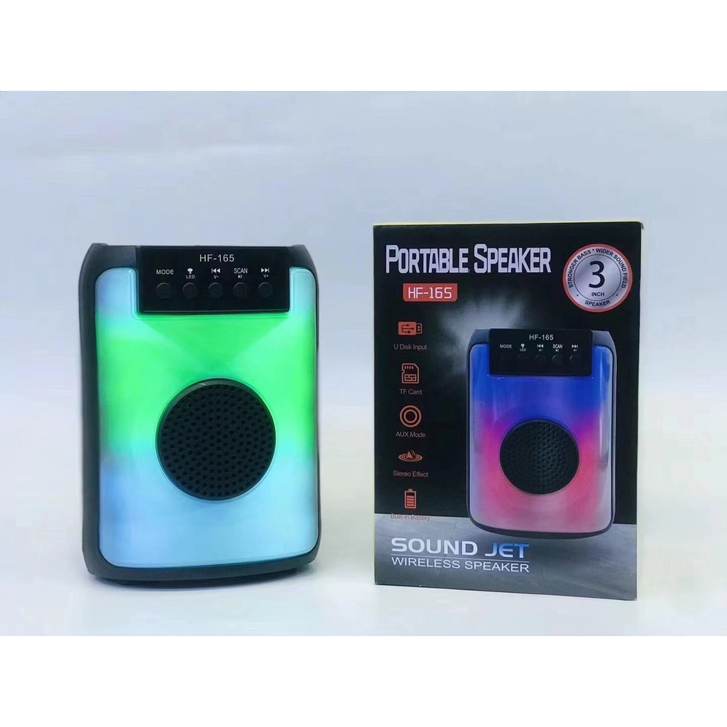 Loa bluetooth karaoke HF167 loa không dây bass mạnh treble rời hỗ trợ tất cả các dòng điện thoại vi tính