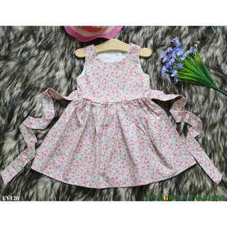 Đầm bé gái xòe cotton Hàn Quốc cho bé  1-8 tuổi