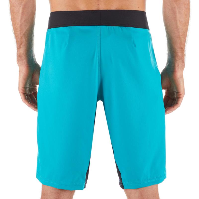 Quần short lướt sóng ngang đùi Decathlon OLAIAN 500 - Ngọc lam thuần size 2XL