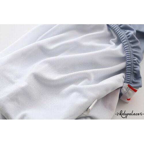 Kpa-2pcs Tập Đi Bé Gái Bé Trai Đồ Bơi Cá Mập Trang Phục Đồ Bơi Bikini Bộ Đi Biển