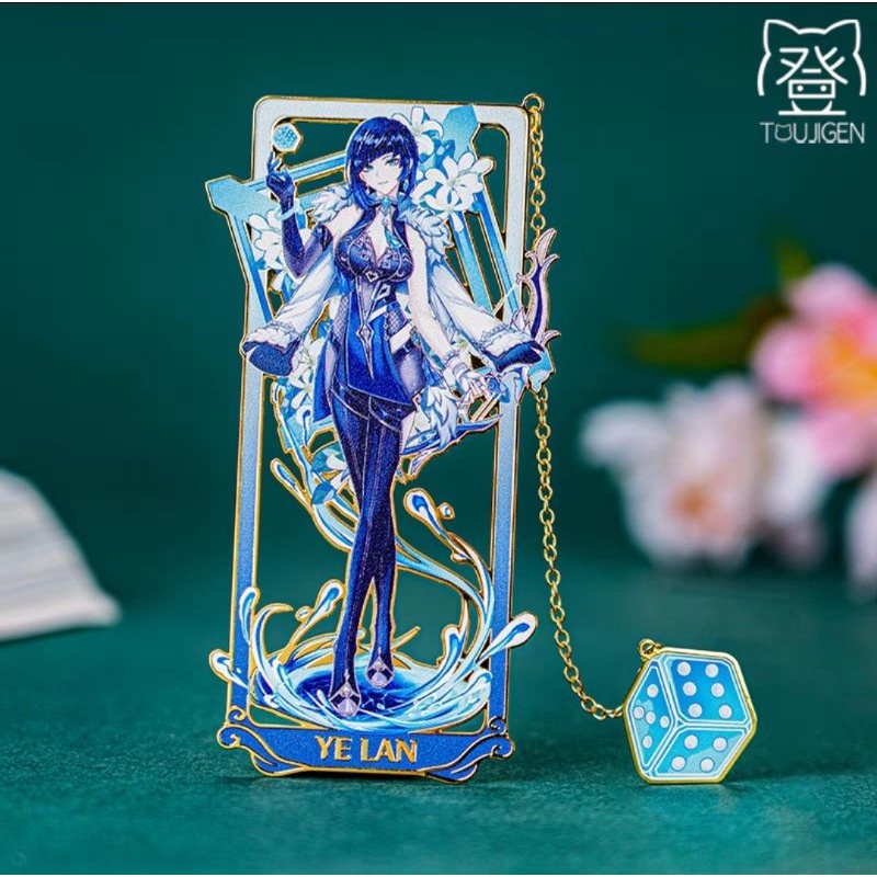 Bookmark kim loại genshin impact venti xiao tartaglia hutao zhongli