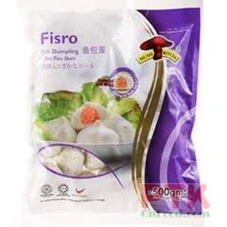 viên thả lẩu cá viên nhân trứng cá hồi gói 500g nhập khẩu Malaysia