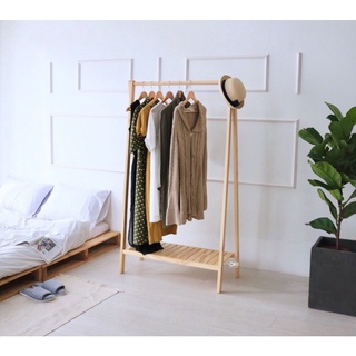 TẶNG MÓC TREO MŨ GIÁ TREO QUẦN ÁO HÀN QUỐC 1 TẦNG SIZE L - A HANGER 1F NATURAL - NỘI THẤT DECOR FAMILY