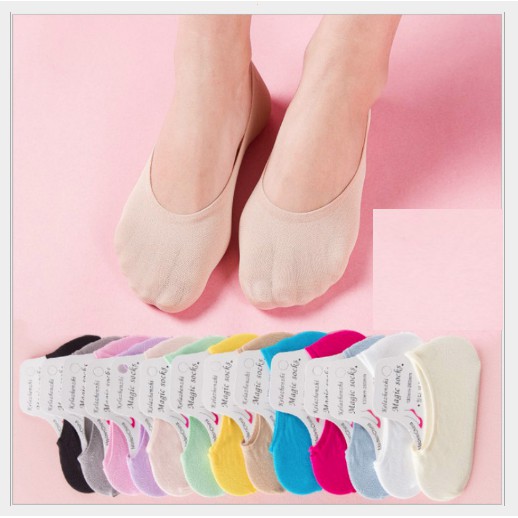 Tất Hài Cổ Ngắn Vải Cotton Phong Cách Hàn Quốc