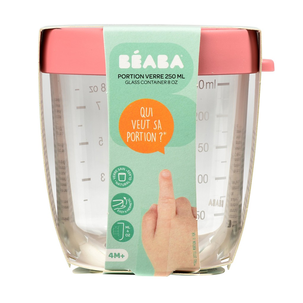 Hũ thủy tinh Pháp chịu nhiệt Beaba 250ml