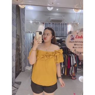 ÁO BÈO MẶC 2 KIỂU BIGSIZE LINH MÓM BIGSIZE