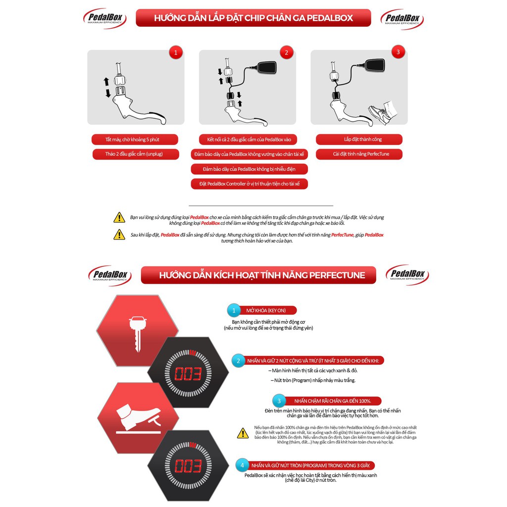 Chip chân ga Pedalbox DTE3729 cho Hyundai & Kia