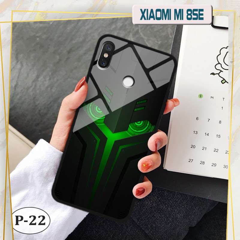 Ốp lưng kính Xiaomi Mi 8 SE- hình 3D