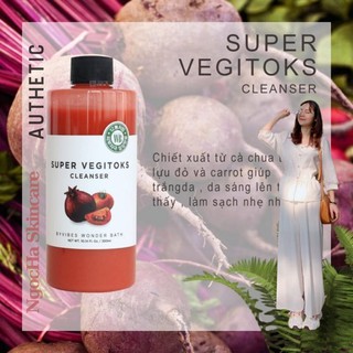 Sữa rửa mặt rau củ thải độc Super Vegitoks Cleanser (Authentic)