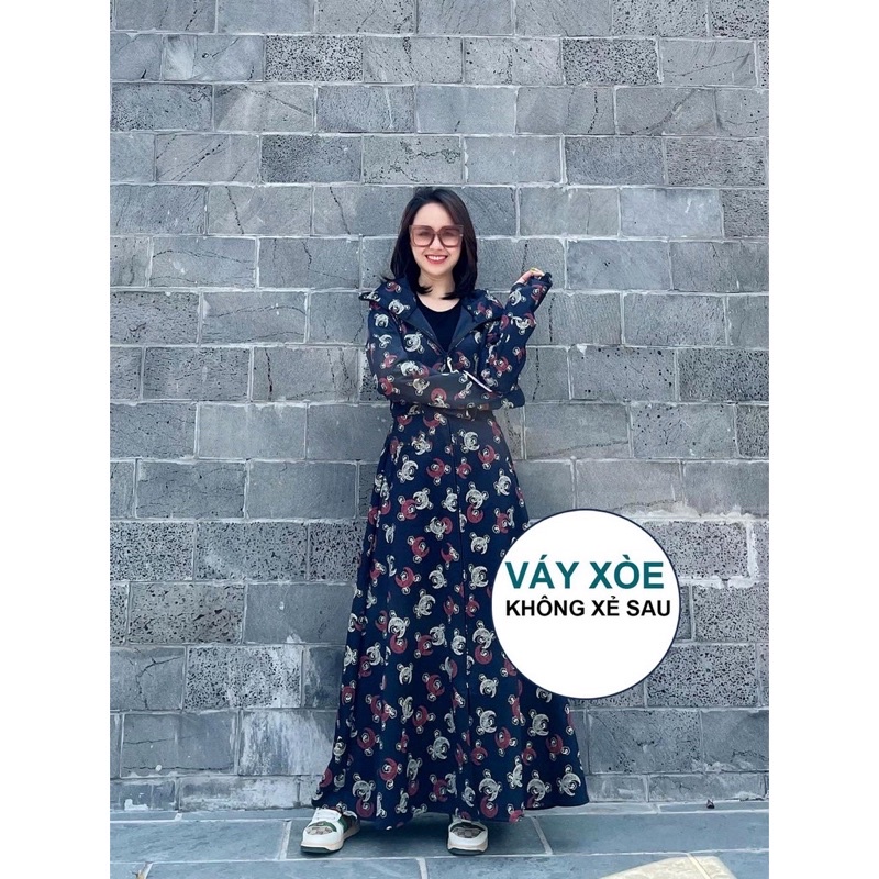 VÁY CHOÀNG XOÈ UMI KHÔNG XẺ SAU #choangumi chống nắng tia uv loại 1 cao cấp.