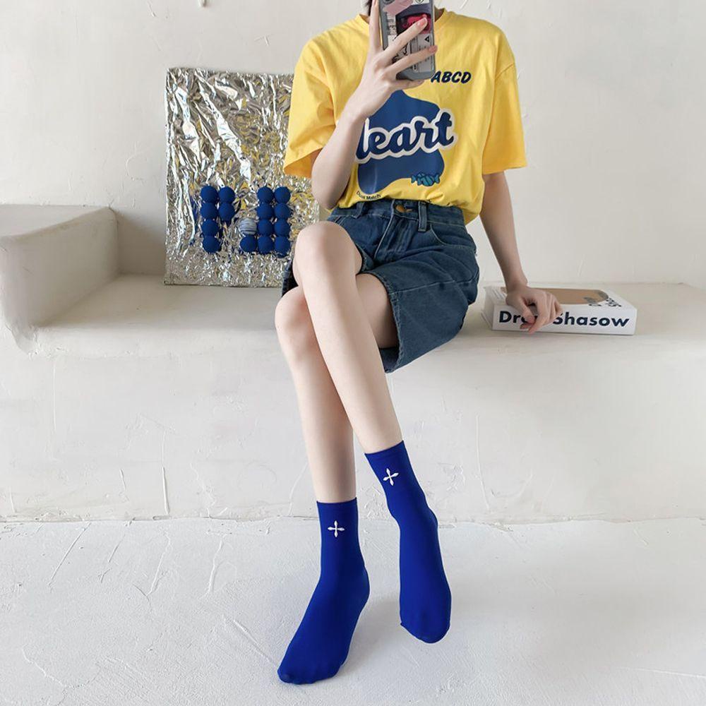 Epoch Vớ Lụa Cổ Cao Đan Dây Chéo Phong Cách Lolita Nhật Bản Thời Trang Mùa Hè Cho Nữ