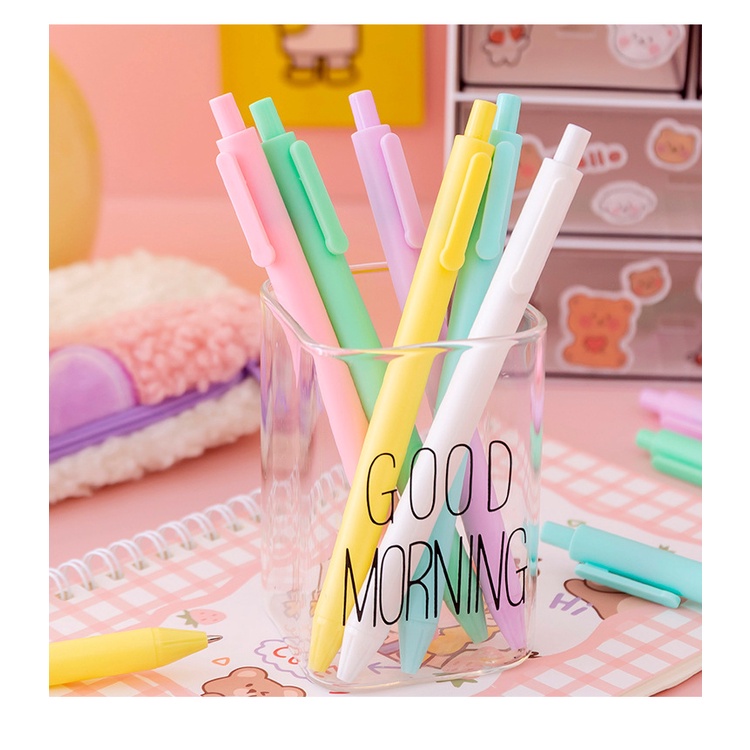 Set 12 Bút Bi Màu Sắc Xinh Xắn