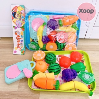 Sale !!! Đồ Chơi Cắt Hoa Quả Cho Bé Kèm Đĩa Đựng (1560 ) Shop Phúc Yến