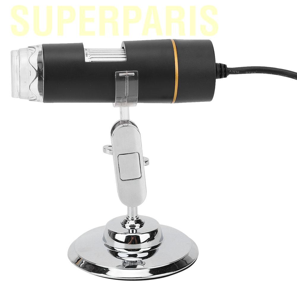 Kính Hiển Vi Kỹ Thuật Số Superpais 300 000 Pixels Usb Hd 1000x Pcb Có 8 Đèn Led Và Giá Đỡ