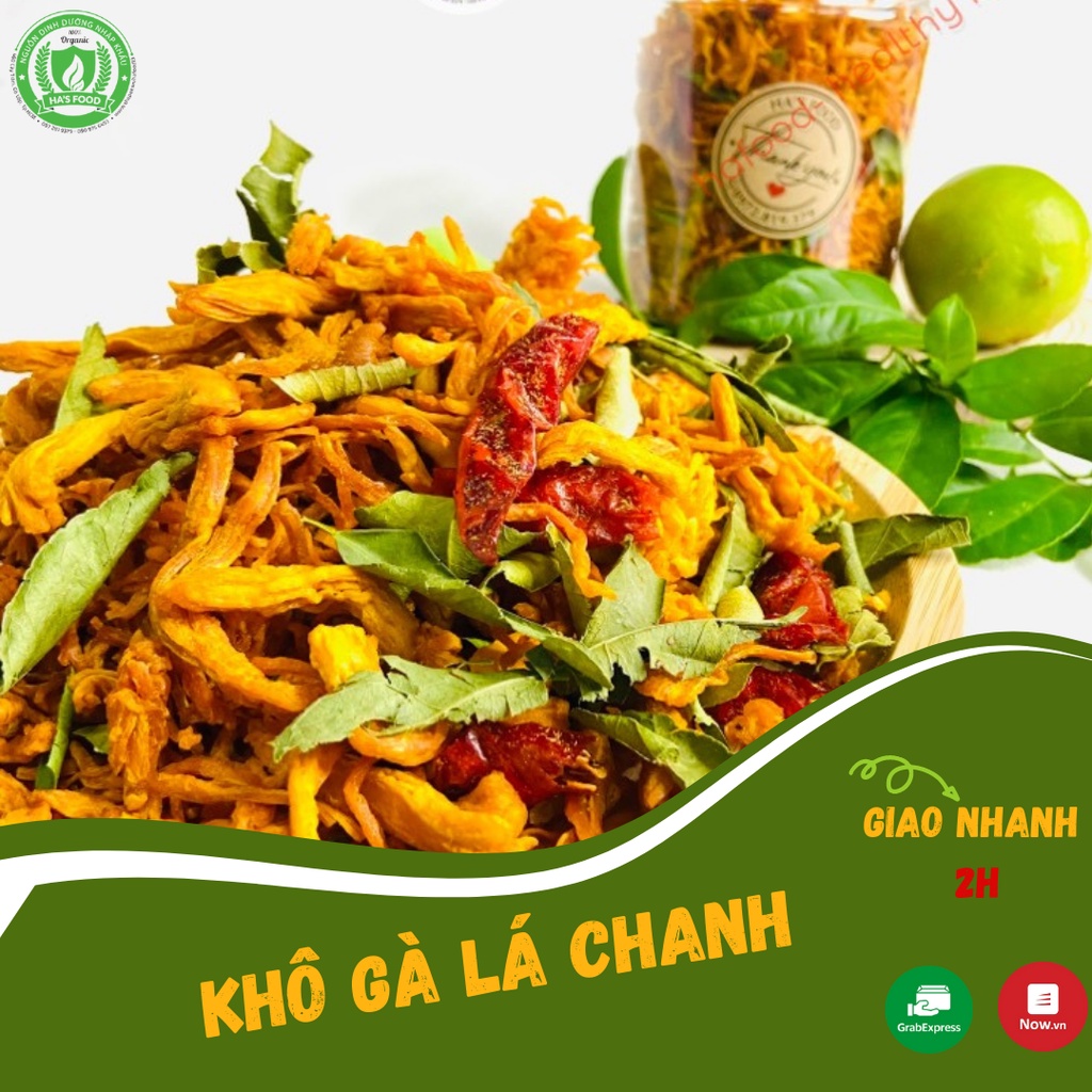  Khô gà lá chanh ăn cực ngon hafood, ăn là phê hộp 200 gr | BigBuy360 - bigbuy360.vn