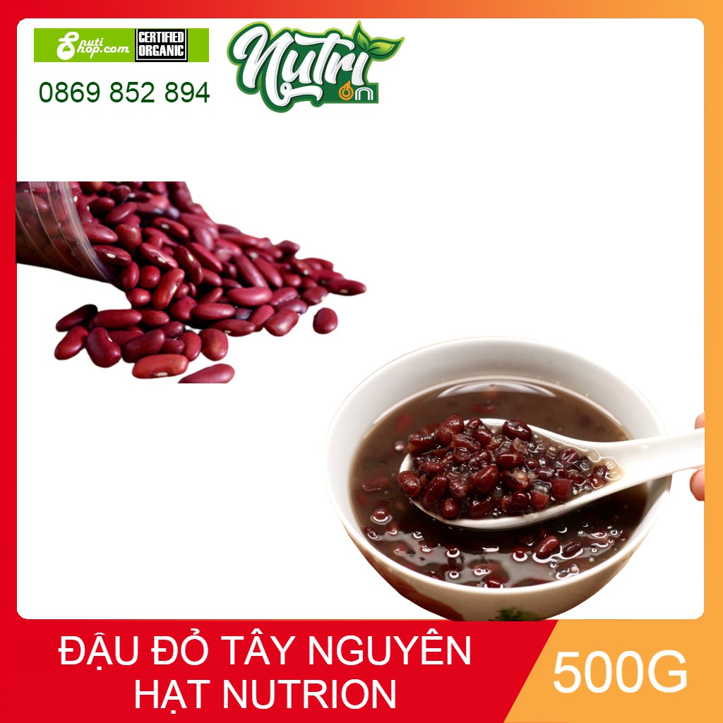 Đậu đỏ nấu chè tây hạt to dài nguyên hạt nhập khẩu Argentina thương hiệu Nutrion 500g