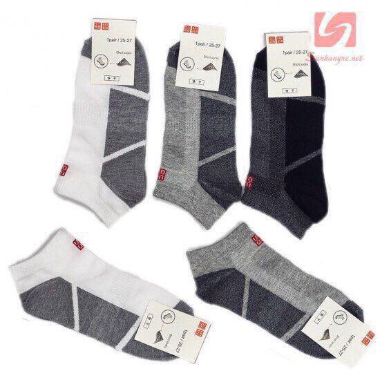 Combo 10 Đôi Tất Nam Uni Cổ Cao Xuất Nhật Cao Cấp