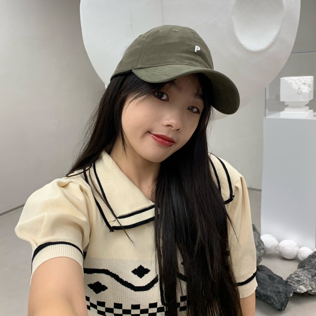 Grandma Chen / Mũ Bóng Chày Tròn Khoét Sâu Phiên Bản Hàn Quốc Dễ Phối Đồ Hợp Xu Hướng Cho Nữ
