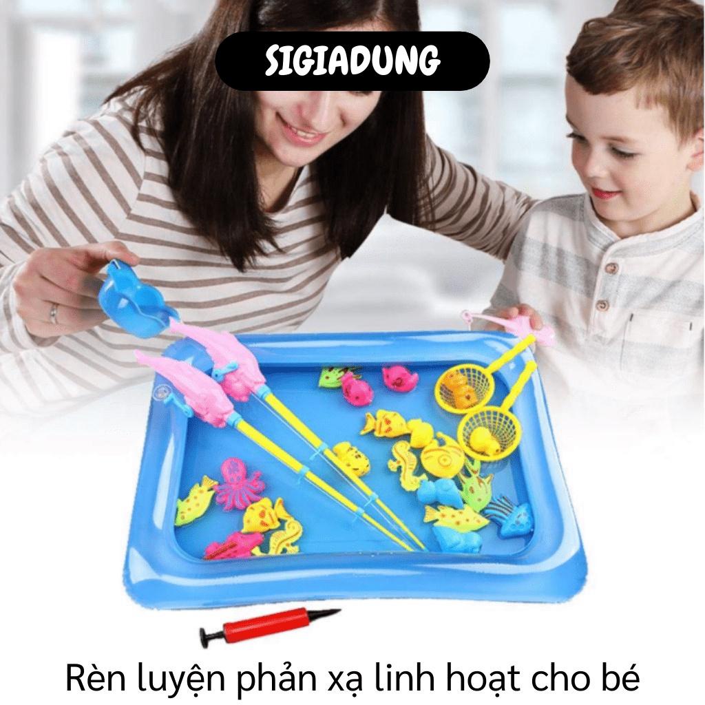 GIÁ SỈ Bể bơi câu cá dành cho bé, đồ chơi bể bơi mini câu cá cho bé 7256