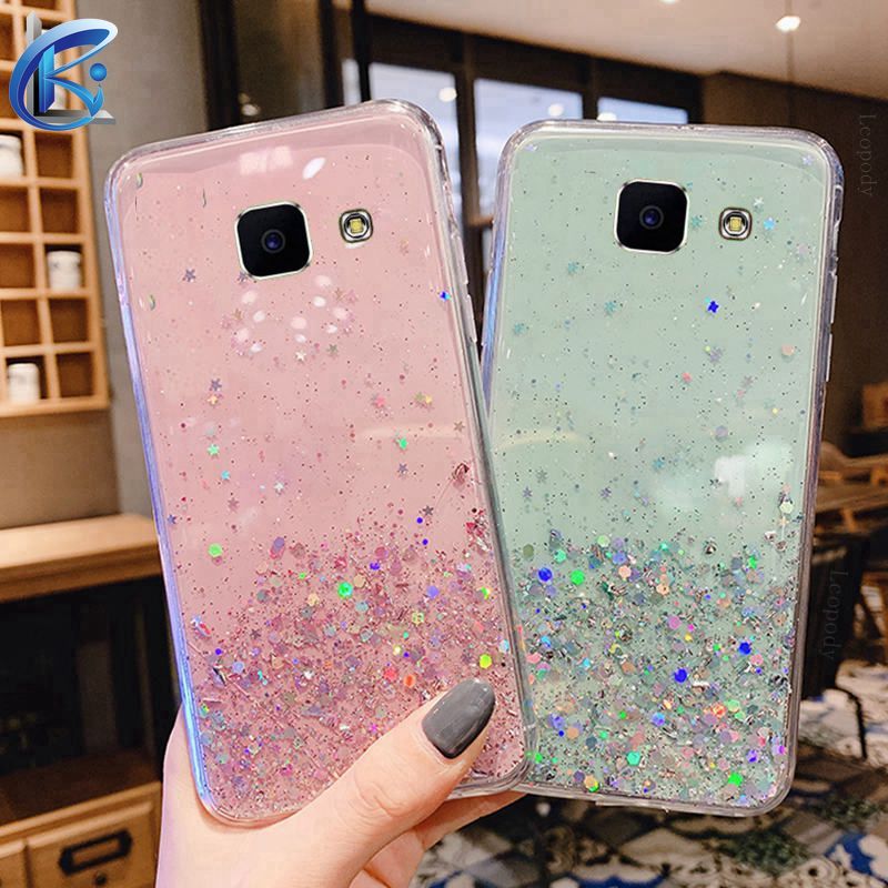 Ốp điện thoại mềm phối kim tuyến lấp lánh cho Samsung Galaxy J2 J5 J7 Prime J4 J6 A6 A8 Plus A6 2018 J8 A7 2018 J4+ J6+ | BigBuy360 - bigbuy360.vn