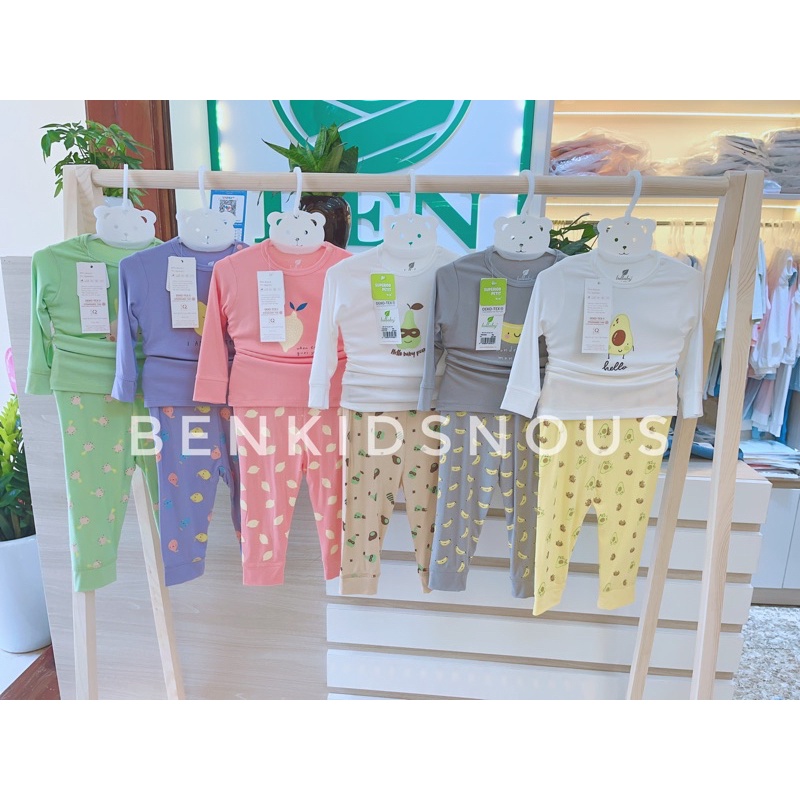 LULLABY - Bộ dài tay Lullaby vải petit cho bé trai/bé gái