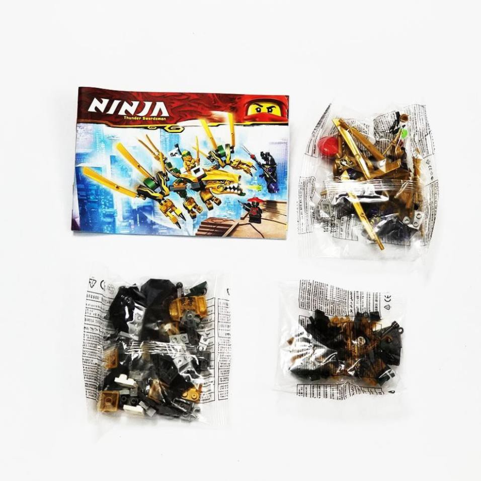 . 🔥HOT🔥 [ ĐỒ CHƠI LEGO GIÁ RẺ ] Đồ chơi xếp hình lego 💎 Lắp ghép Lego Ninjago Rồng Vàng Huyền Thoại 11160 ảnh thật *