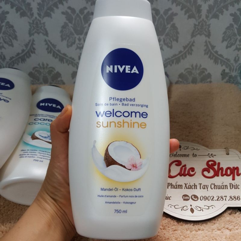 Sữa tắm NIVEA CARE&DIAMOND [HÀNG CHÍNH HÃNG]