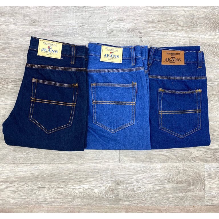 Quần Jean Nam Ống Suông, Quần Bò Nam Trung Niên Ống Đứng Cao Cấp big size