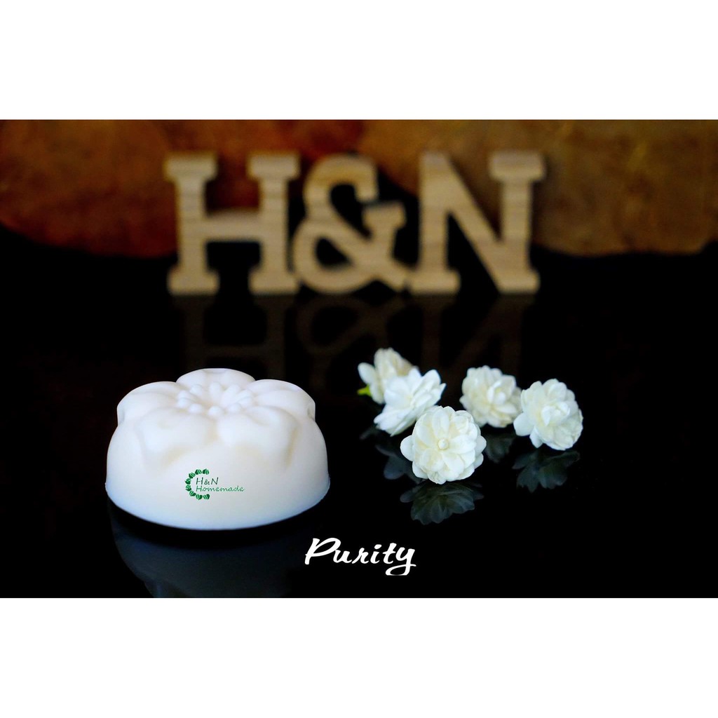 Purity - Cho da Khô, Nhạy cảm - Xà phòng dầu dừa / Xà bông thiên nhiên hương hoa Lài