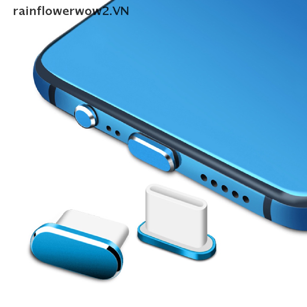Nút Bịt Chống Bụi Cổng Usb Type C Tương Thích Với Type C [Hoa]