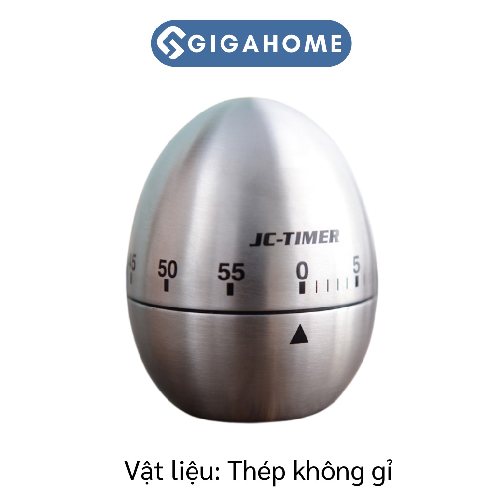 Đồng Hồ Cơ Quả Trứng GIGAHOME Hẹn Giờ Nấu Ăn, Làm Bài Tập 60 Phút 6797