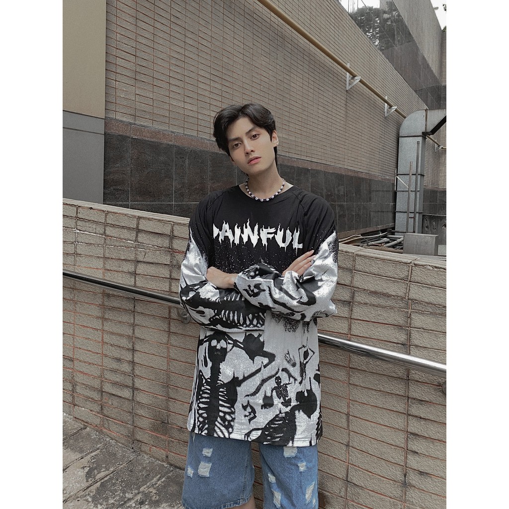 Áo thun Unisex 100% Cotton Bad Habits PAINFUL | BigBuy360 - bigbuy360.vn