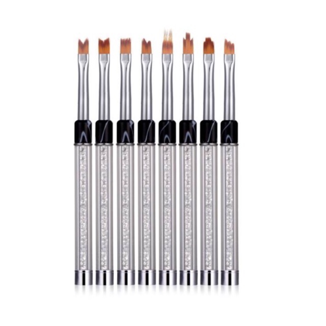Set cọ đá vẽ hoa 8 chiếc