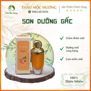Son gấc dưỡng môi, căng bóng môi, giảm thâm, kích màu môi sau phun môi