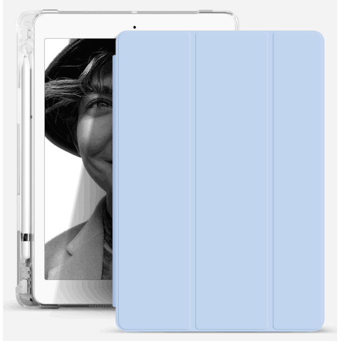 Bao da ipad air 4 10.9 pro 11 iPad 2020 8th 10.2inch Case with Pen slot iPad 6 5gen PU Leather Silicone Soft Smart Cover for iPad Mini 5 2019 Case