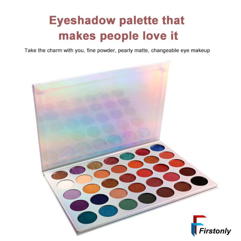 Bảng phấn mắt 35 màu sắc hiệu ứng lì ánh ngọc trai ISMINEE
