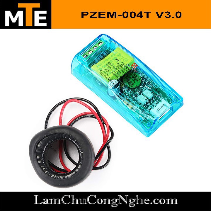 Mới! Công tơ điện tử đa năng PZEM-004T AC 220V 100A giao tiếp UART Đo điện áp, dòng điện, công suất thiết bị