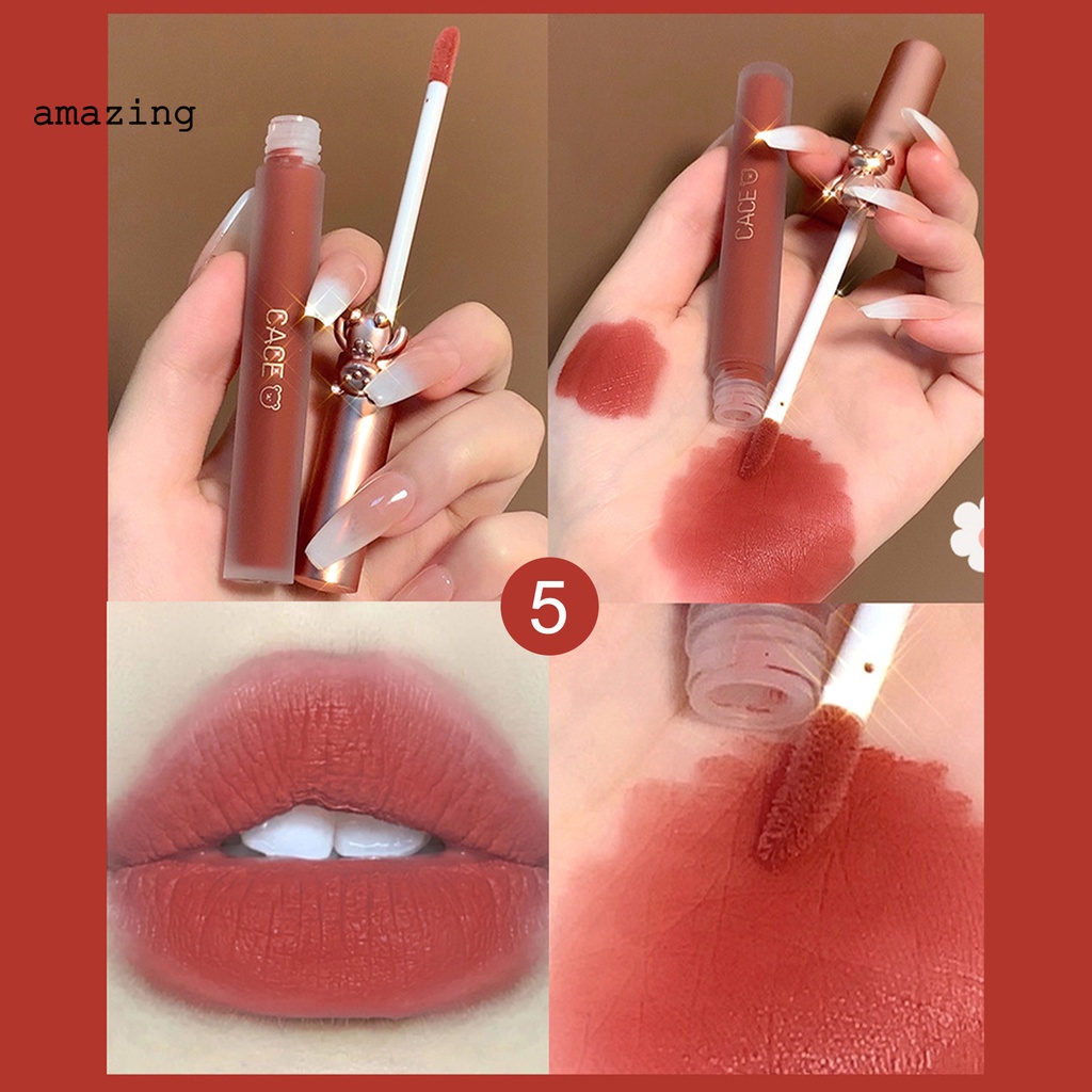 [Hàng mới về] Son kem lì tông nude hỗ trợ dưỡng ẩm tiện dụng cho nữ